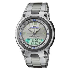 Relógio Masculino Anadigi Casio AW82D7AVDF - Prata