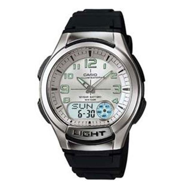 Relógio Masculino Anadigi Casio Standard AQ-180W-7BV - Preto/Branco AQ-180W-7BVD - Casio*