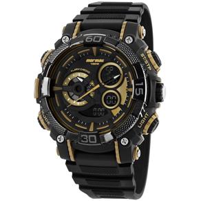 Relógio Masculino Anadigi Mormaii MO12598/8D - Preto