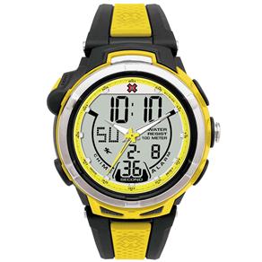 Relógio Masculino Anadigi X-Games XMPPA047 GYGY– Preto/Amarelo