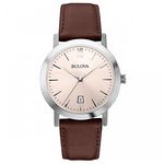 Relógio Masculino Analógico Bulova,Caixa de 3,8 Cm,Pulseira de Couro - WB22202Q