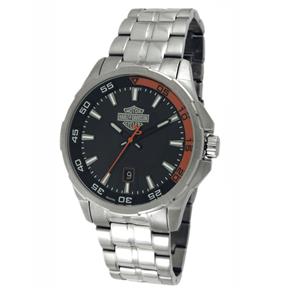 Relógio Masculino Analógico Bulova Harley Davidson WH30500T – Prata / Preto