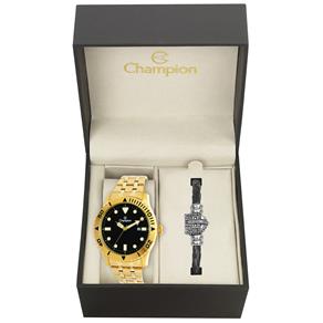 Relógio Masculino Analógico Champion CA31560X com Pulseira - Dourada/Preta