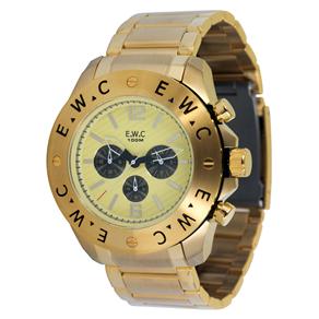 Relógio Masculino Analógico EWC EMT15311-D - Dourado