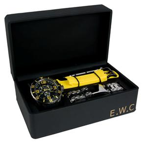 Relógio Masculino Analógico EWC EMT15314-A - Troca Pulseiras