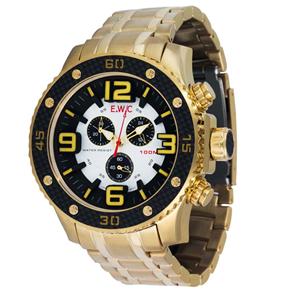 Relógio Masculino Analógico EWC Extreme EMT14001/P - Dourado