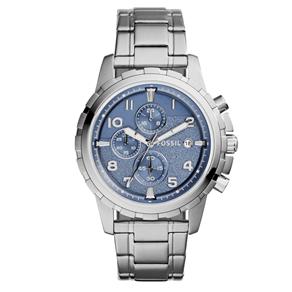 Relógio Masculino Analógico Fossil FS50231AN - Prata