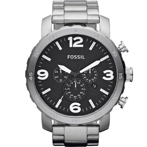 Relógio Masculino Analógico Fossil Nate - Fjr1353/1pn - Prata