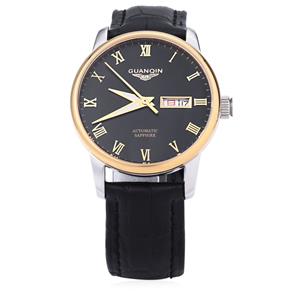 Relógio Masculino Analógico Guanqin Gj16025 com Pulseira de Couro