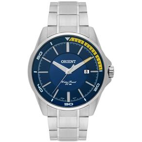 Relógio Masculino Analógico Orient MBSS1296-D1SX - Prata/Azul