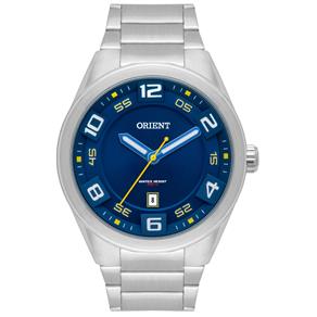 Relógio Masculino Analógico Orient MBSS1298-D2SX - Prata/Azul