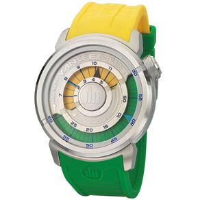 Relógio Masculino Analógico Yankee Street YS30167X - Verde/Amarelo