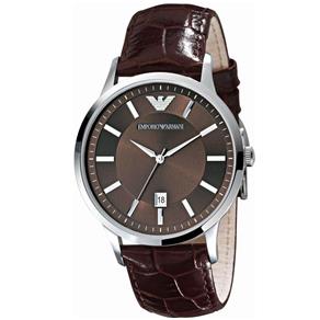 Relógio Masculino Armani Empório HAR2413/Z 43mm Couro Marrom