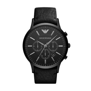 Relógio Masculino Armani Empório HAR2461/Z 46mm Couro Preto