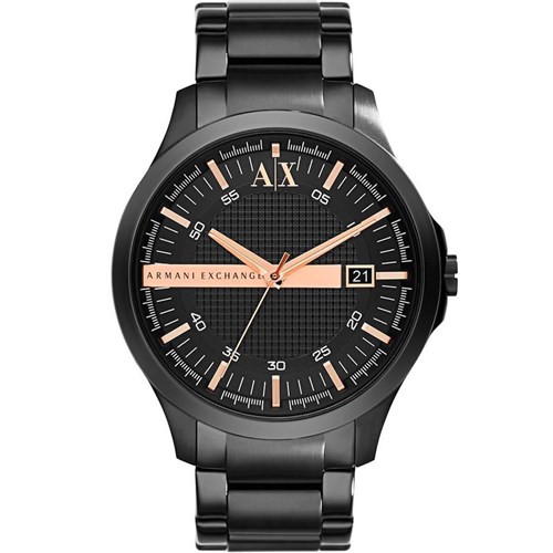 Relógio Masculino Armani Exchange Analógico Ax2150/1Pn Aço Negro