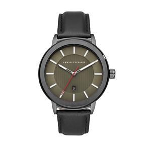 Relógio Masculino Armani Exchange AX1473/0FN 46mm Couro Preto