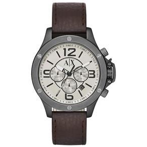 Relógio Masculino Armani Exchange AX1519/0BN 48mm Couro Marrom