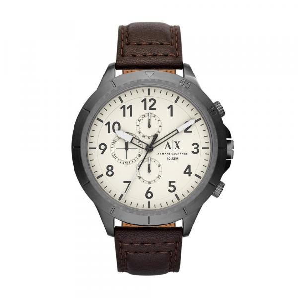 Relógio Masculino Armani Exchange AX1757/0BN 50mm Couro Marrom