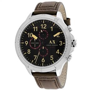 Relógio Masculino Armani Exchange Modelo AX1755 - Pulseira em Couro / a Prova D' Água