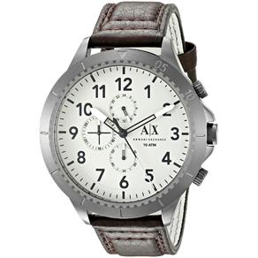 Relógio Masculino Armani Exchange Modelo AX1757 - Pulseira em Couro / a Prova D' Água