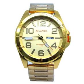 Relogio Masculino Atlantis A3419 Dourado