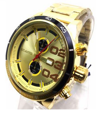 Relogio Masculino Atlantis A3428 Dourado