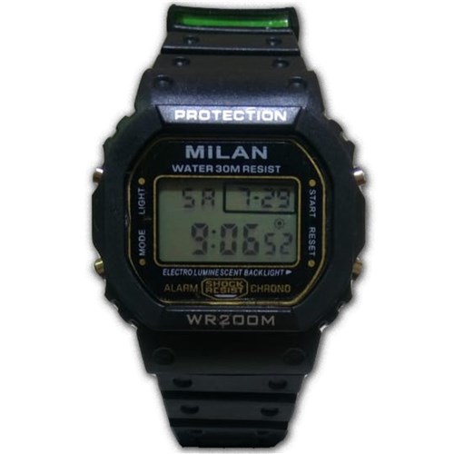 Relógio Masculino Atlantis Millan Digital Cronometro C4 Aprova Dágua