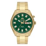 Relogio Masculino Automatico Dourado Orient 21 Rubis 469e1