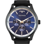 Relógio Masculino Azul Classic Steel Technos