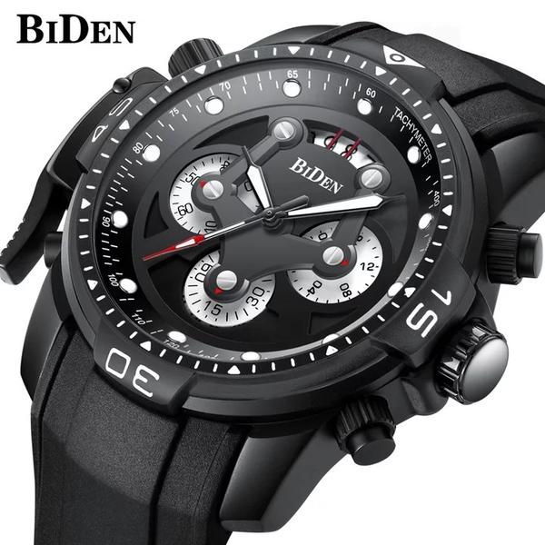 Relógio Masculino BiDen - Militar - 100 Funcional - BD0138 - Black