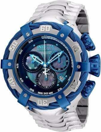 Relógio Masculino Bolt 21357 Prata e Azul - Iv