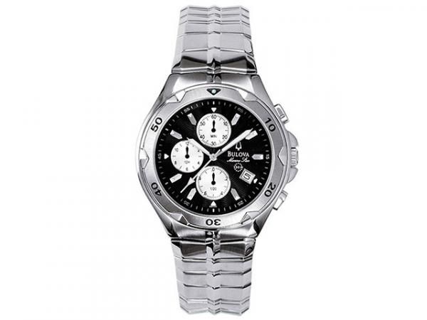 Relógio Masculino Bulova Analógico - Resistente à Água Cronógrafo WB 30471 T