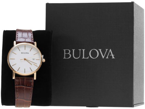 Relógio Masculino Bulova Analógico - Resistente à Água WB 21687 B