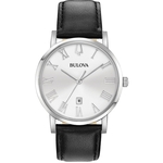 Relógio Masculino Bulova Classic American Couro Preto 96B312