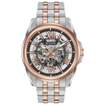 Relógio Masculino Bulova Classic Sutton Automatic Aço 98A166