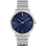 Relógio Masculino Bulova Classic Ultraslim Aço Prata 96A188