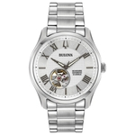 Relógio Masculino Bulova Classic Wilton Automatic Aço 96A207