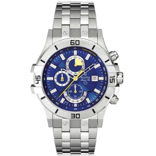 Relógio Masculino Bulova Cronógrafo Wb30999f - Prata