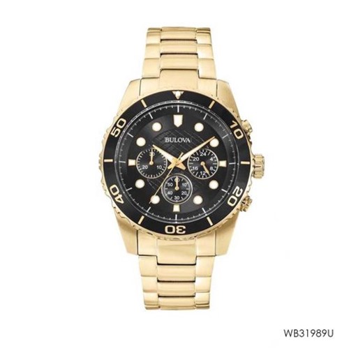 Relógio Masculino Bulova Dourado WB31989U