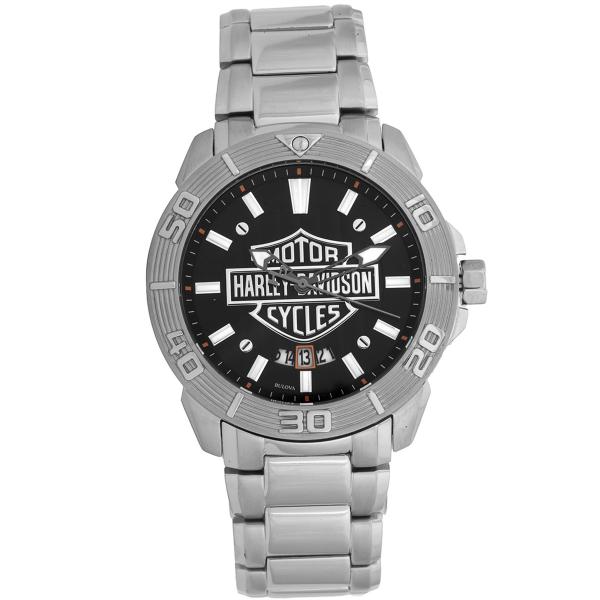 Relogio Masculino Bulova Harley Davidson Prata