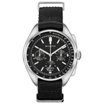 Relógio Masculino Bulova Lunar Pilot Nylon Preto 96A225