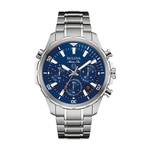 Relógio Masculino Bulova Marine Star Aço Prata 96B256