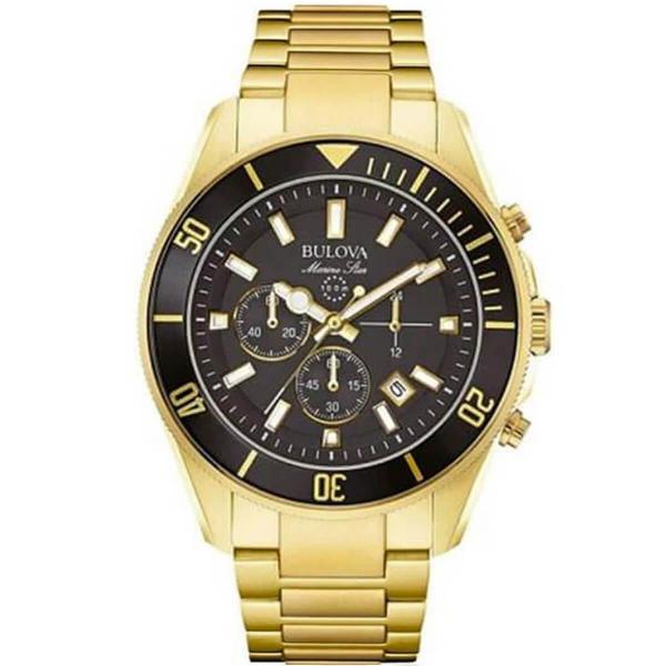 Relógio Masculino Bulova Marine Star WB31774U Dourado