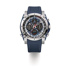 Relógio Masculino Bulova Modelo 98B315 Pulseira em Metal / a Prova D` Água