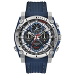 Relógio Masculino Bulova Precisionist Silicone Azul 98B315