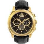 Relógio Masculino Bulova Pulseira de couro