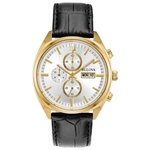 Relógio Masculino Bulova Surveyor Chrono Dourado 97C108