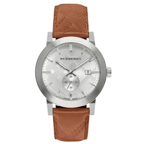 Relógio Masculino Burberry Bu9904 - a Prova D' Água / Pulseira em Couro