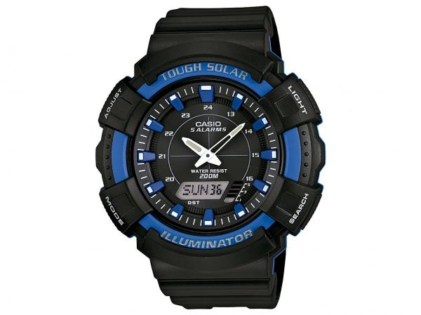 Relógio Masculino Casio AD-S800WH-2A2VD - Anadigi Resistente à Água com Calendário