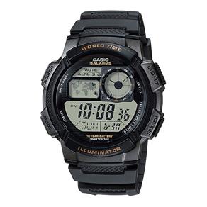 Relógio Masculino Casio Ae-1000W-1Avdf - Preto - Preto